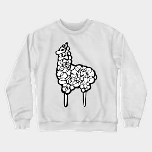 Llama scribbler Crewneck Sweatshirt